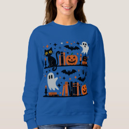 Sudadera Vela del libro de Halloween de la Bata de Calabaza
