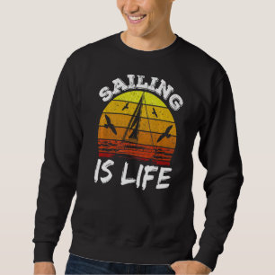 Sudadera Vela Es El Capitán De La Vida Naval