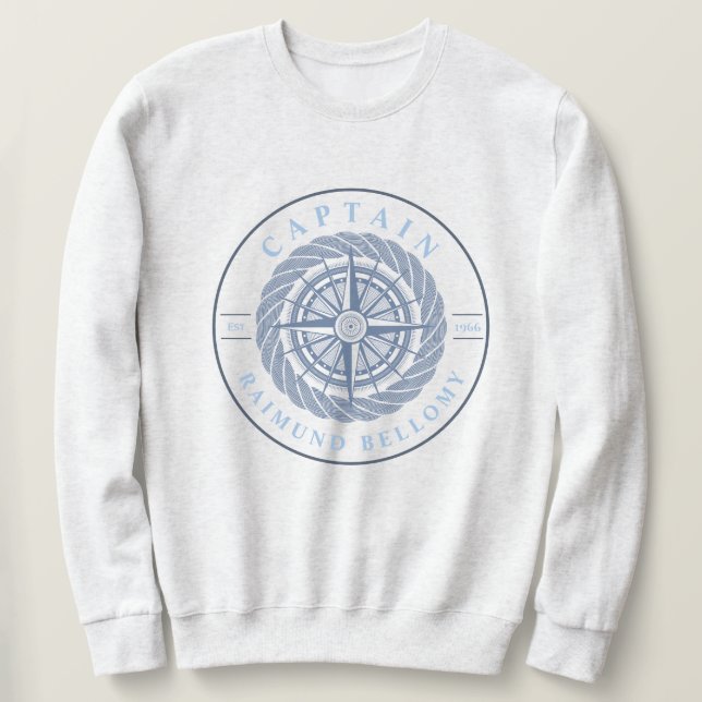 Sudadera Vela Náutica (Anverso del diseño)