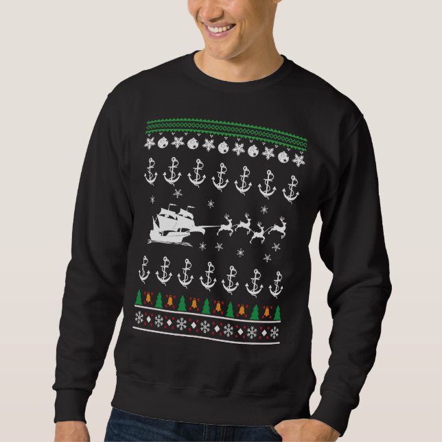 Sudadera Vela Navidades feos (Anverso)