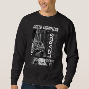Sudadera Velado Chameleon Moderno Streetwear Reptile Keeper