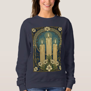 Sudadera Velas Ceremoniales de Nowruz Iluminación y Alegría