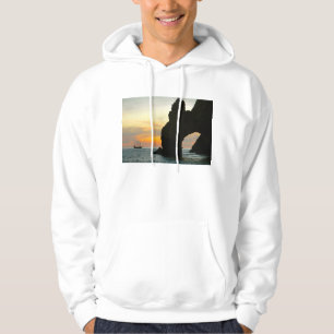 Sudadera Velero tradicional en la puesta del sol, arcos de