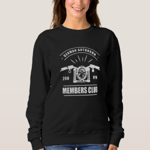 Sudadera Velocidad De Autobahn 200 Mph De La Autopista Del 