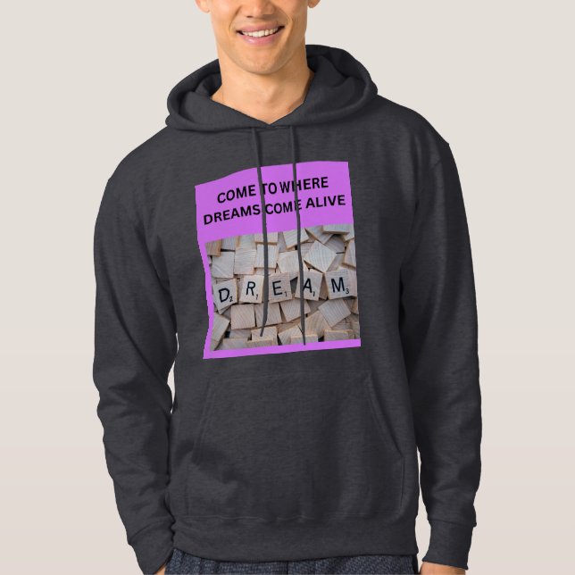 SUDADERA VEN A DONDE LOS SUEÑOS COBRAN VIDA (Anverso)