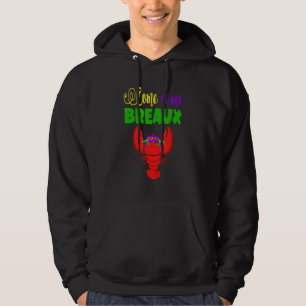 Sudadera Ven A Mí Breaux Classic Crawfish Con Mask Mardi