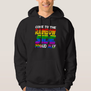 Sudadera Ven Al Lado Arcoiris Orgulloso Ally Orgullo Lgbt L