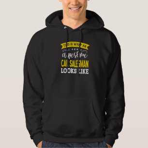 Sudadera Vendedor de coches Título de trabajador de coches