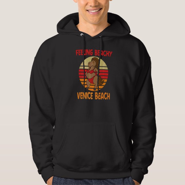 Sudadera Venecia Beach Vacation Fun Horse (Anverso)