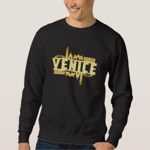 Sudadera Venecia Italia City Skyline Cityscape Gracioso reg