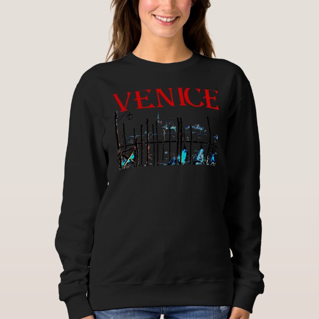 Sudadera Venecia Italia Viajes en góndolas San Giorgio Magg (Anverso)
