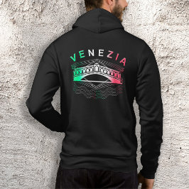 Sudadera Venezia Rialto Bold Lines Mens Full Zip Hoodie