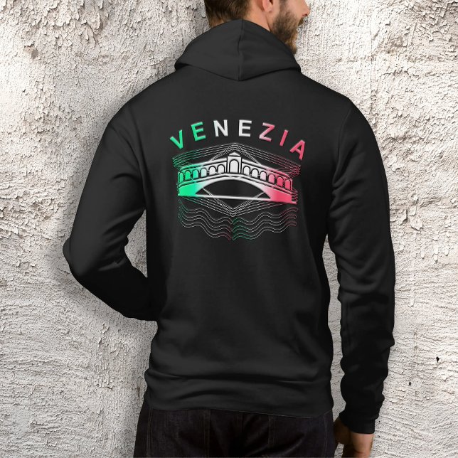 Sudadera Venezia Rialto Bold Lines Mens Full Zip Hoodie (Subido por el creador)