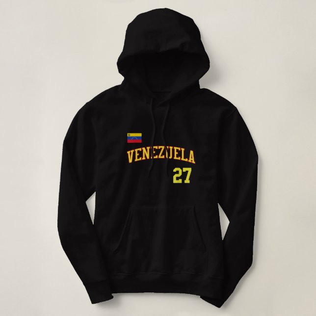 Sudadera Venezuela al estilo del béisbol o Beisbol para Ven (Diseño del anverso)