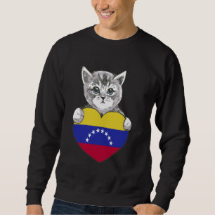 Sudadera Venezuela: El corazón del gato venezolano arranca