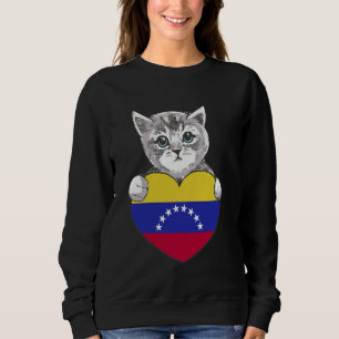 Sudadera Venezuela: El corazón del gato venezolano arranca 