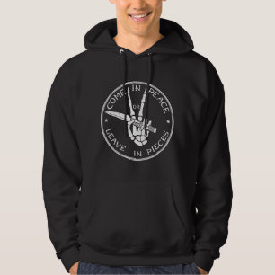 Sudadera Venga en paz o váyase en pedazos