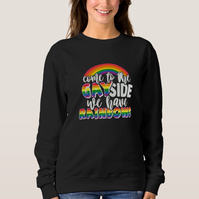 Sudadera Vengan Al Lado Gay Tenemos Orgullo Lgbt De Las Llu (Anverso)