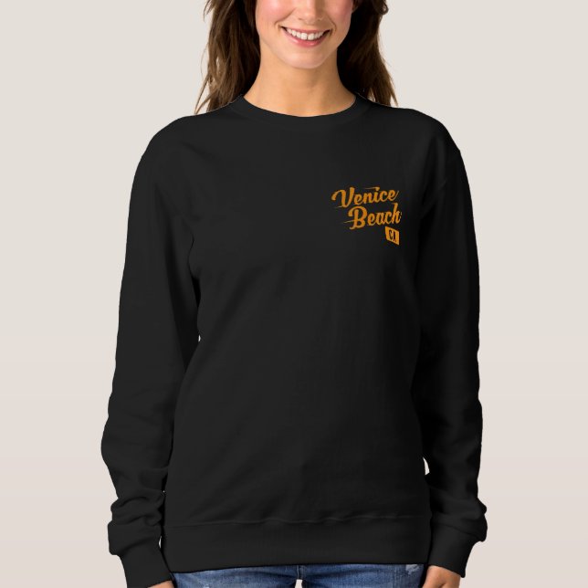 Sudadera Venice Beach California Retro Vintage Design (Anverso)
