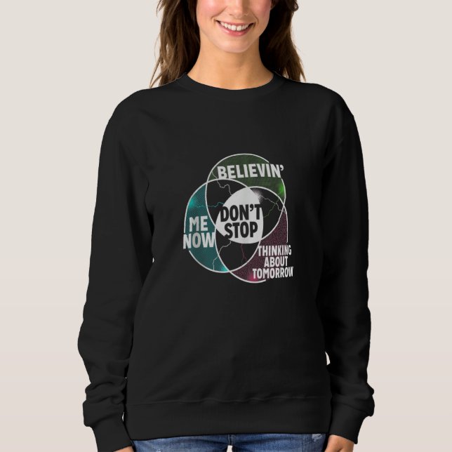 Sudadera Venn Diagram Don't Stop Algebra Math (Anverso)