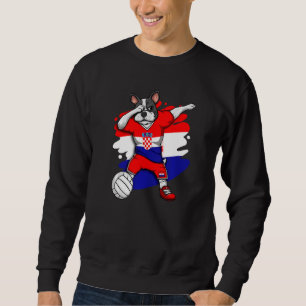 Sudadera Ventilador de voleibol de Croacia en el Bulldog fr