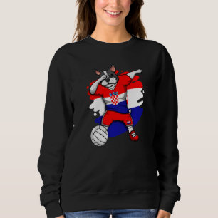 Sudadera Ventilador de voleibol de Croacia en el Bulldog fr