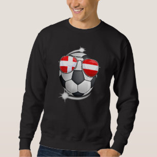 Sudadera Ventilador del fútbol de Dinamarca Sunglass Soccer