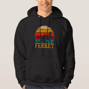Sudadera Ventiladores de animales Ferret Vintage Polecat Z