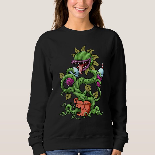 Sudadera Venus Fly Trap Kids Bubble Tea Carnivorous Planta (Anverso)