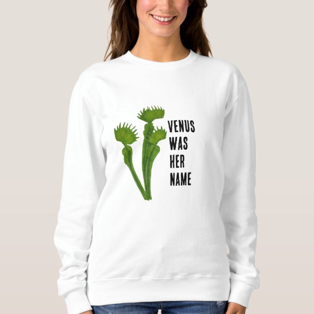 Sudadera Venus Flytrap feminist sweatshirt (Anverso)