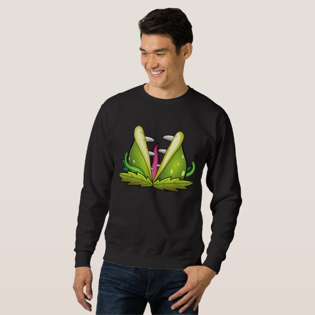 Sudadera venus flytrap monstruo mens sweatshirt (Anverso completo)