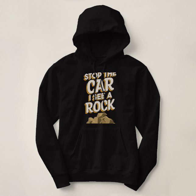 Sudadera Veo A Un Geólogo Geológico De Rock Coleccionador D (Diseño del anverso)