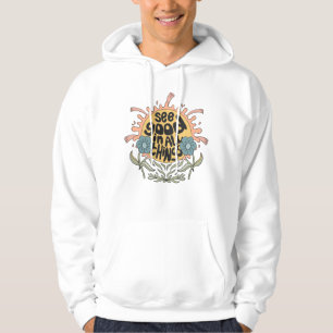 Sudadera Ver Bien en todas las cosas Gráfico hippie