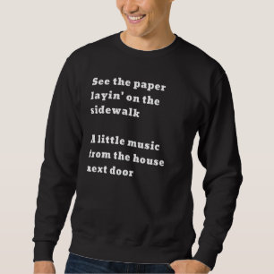 Sudadera Ver El Papel En La Casa De Música De La Acera N