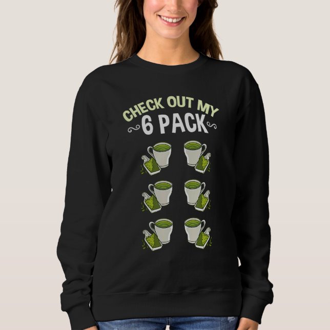 Sudadera Ver Mi Té Verde De Seis Empaques (Anverso)