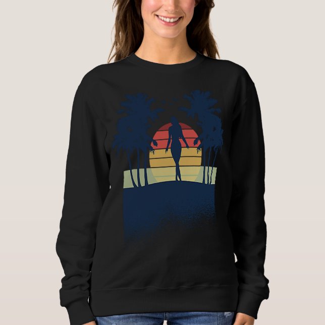 Sudadera Verano Beach Sea Woman Palms Fun (Anverso)