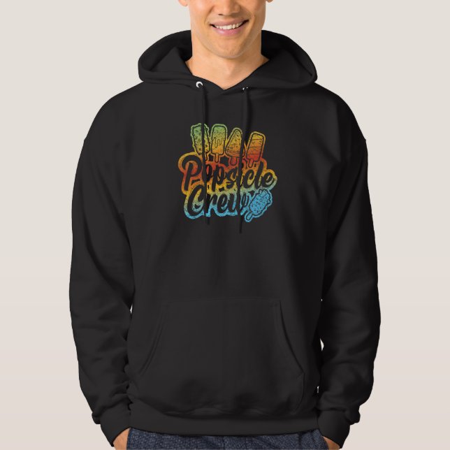 Sudadera Verano De Cumpleaños Retro Popsicle Para Hombres M (Anverso)