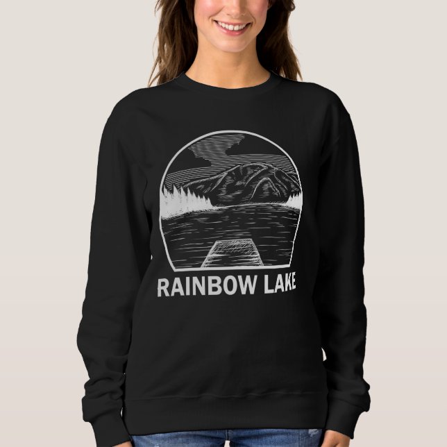 Sudadera Verano de divertida pesca en el lago Arcoiris de A (Anverso)