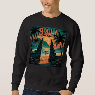 Sudadera Verano de la isla de Bali - Surfistas del océano p
