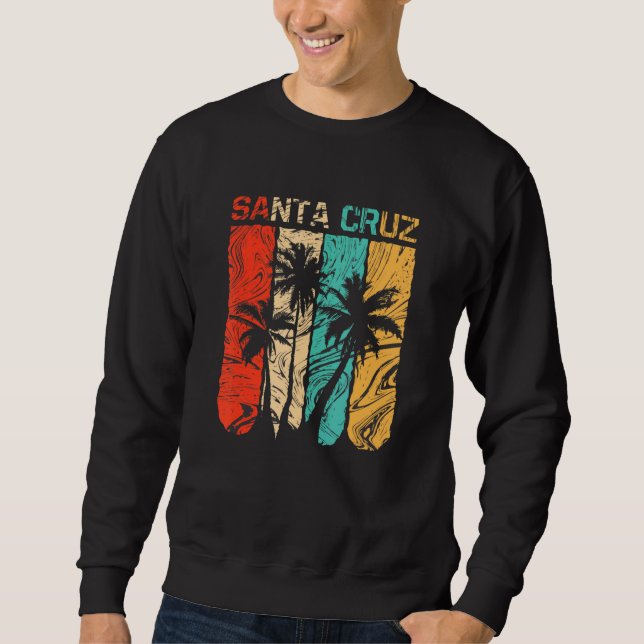Sudadera Verano de surf de Santa Cruz California Sunset 70' (Anverso)