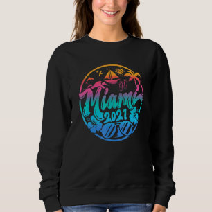 Sudadera Verano de vacaciones de Miami Familia Cruise Beach