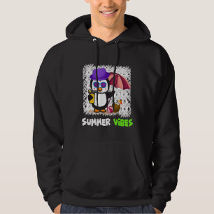 Sudadera Verano de verano de Pingüino Vibes de Palm Tree