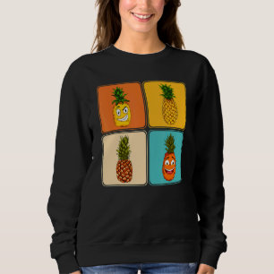Sudadera Verano Fruta Exótica Pop Piña Tropical