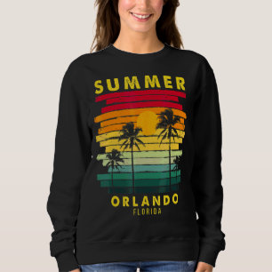 Sudadera Verano Orlando Florida Beach Sunset Retro