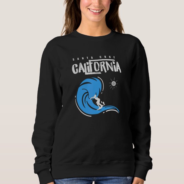 Sudadera Verano Retro Vintage Santa Cruz (Anverso)