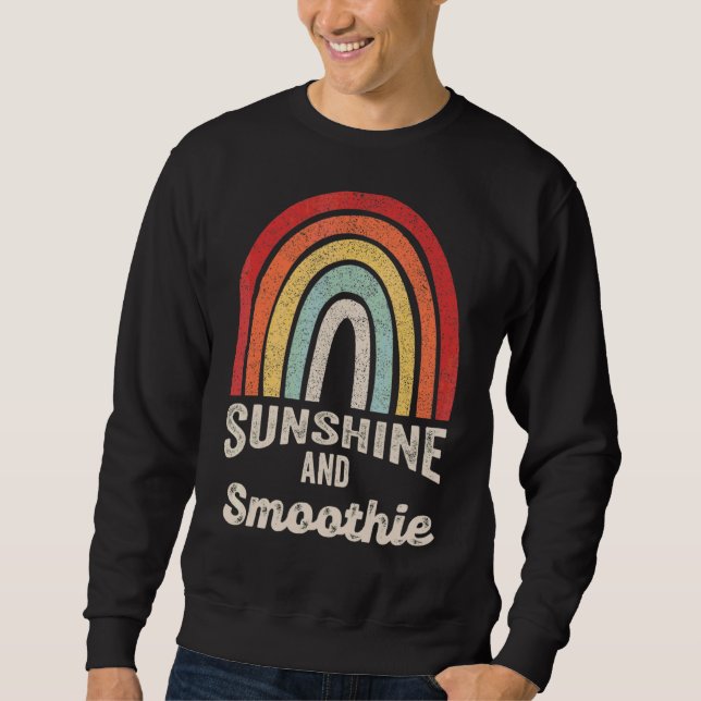 Sudadera Verano Retro Vintage Y Smoothie 2 (Anverso)