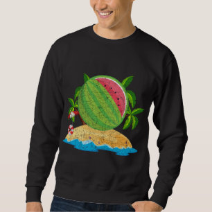 Sudadera Verano tropical vacaciones Palm Trees Beach Waterm
