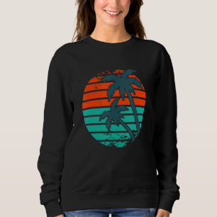 Sudadera Verano Vacacional Playa Palm Trees Tropi Estilo Re