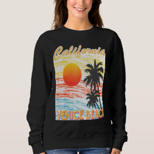 Sudadera Verano Vacacional Surfers Beach Palm Tree Retro Vi