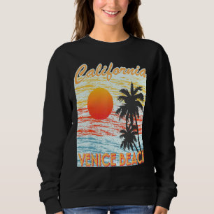 Sudadera Verano Vacacional Surfers Beach Palm Tree Retro Vi